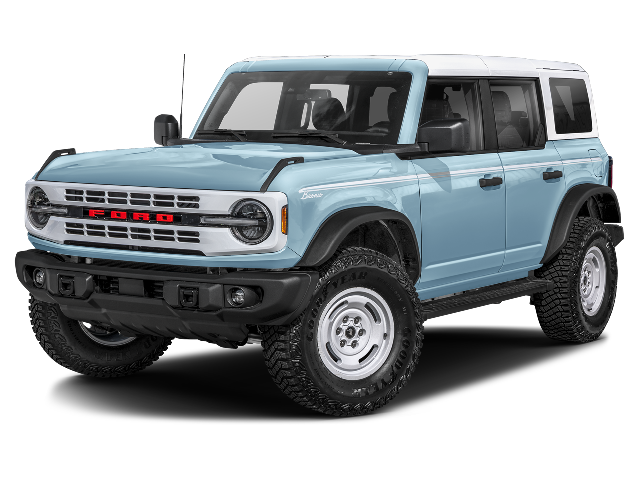 2025 Ford Bronco v6 Heritage Edition Robin's Egg Blue Hard Top Custom Lifted