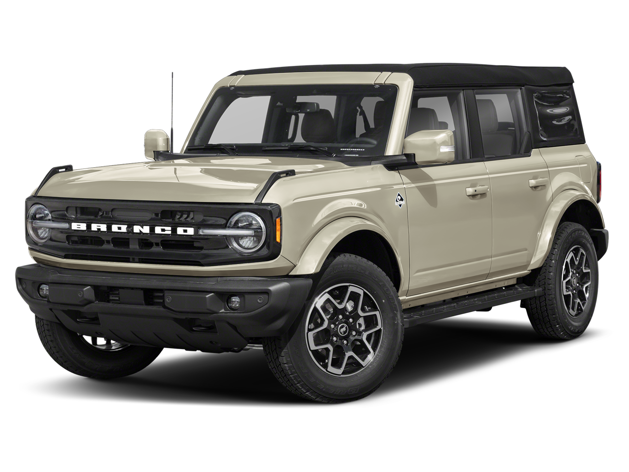 2026 Ford Bronco V6 Wimbledon White Retro Outer Banks Luxury Pkg Custom Lifted