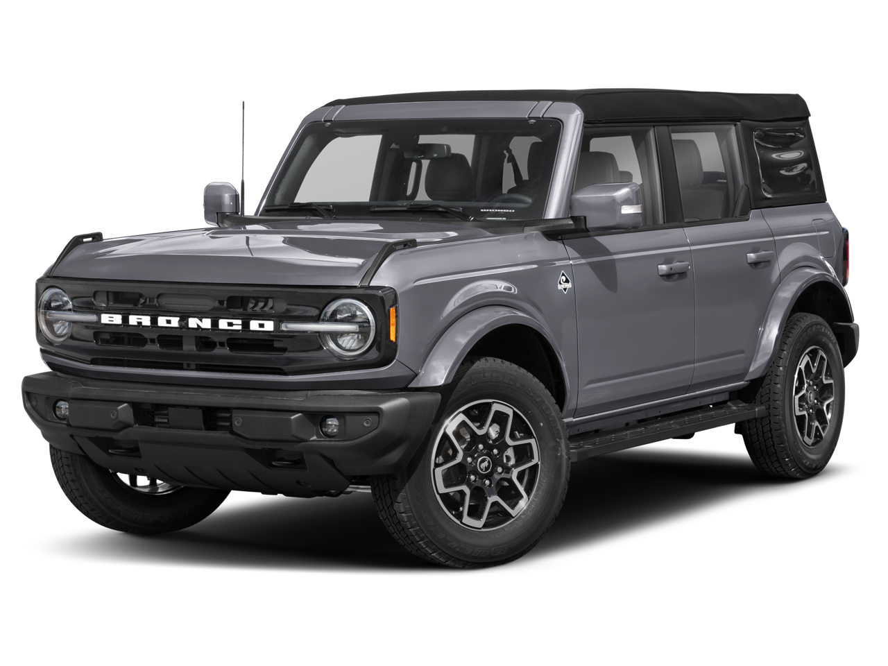 2026 Ford Bronco V6 Custom Gray Paint Black Appearance Outer Banks