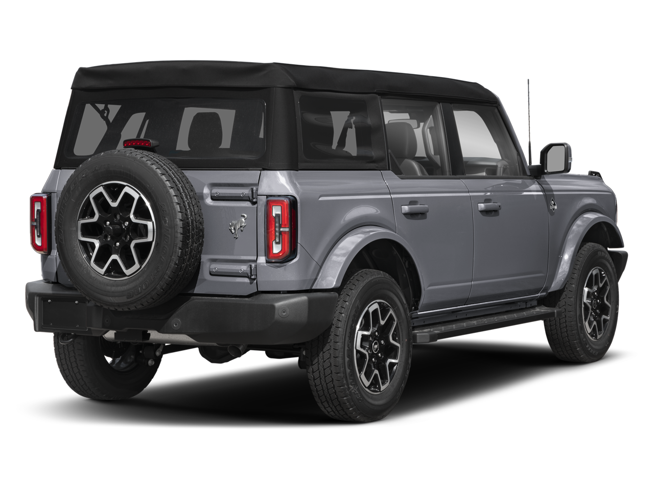 2026 Ford Bronco V6 Custom Gray Paint Black Appearance Outer Banks