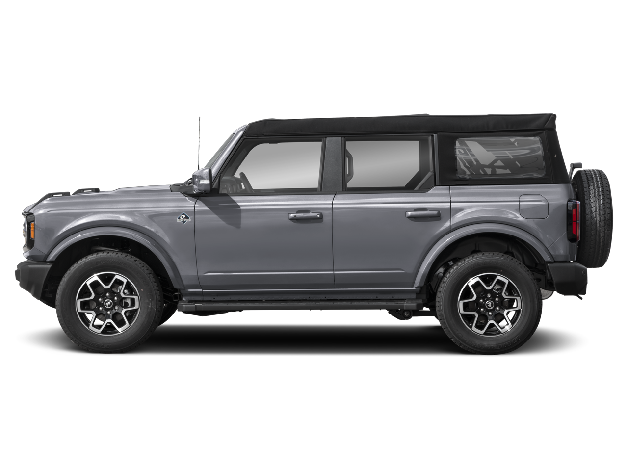 2026 Ford Bronco V6 Custom Gray Paint Black Appearance Outer Banks