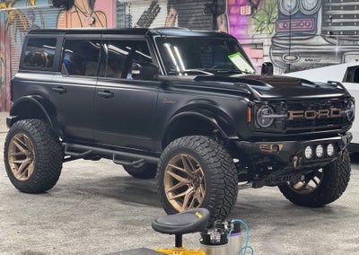 2025 Ford Bronco Outer Banks V6 Luxury Package Hard Top Custom Lifted Matte Black