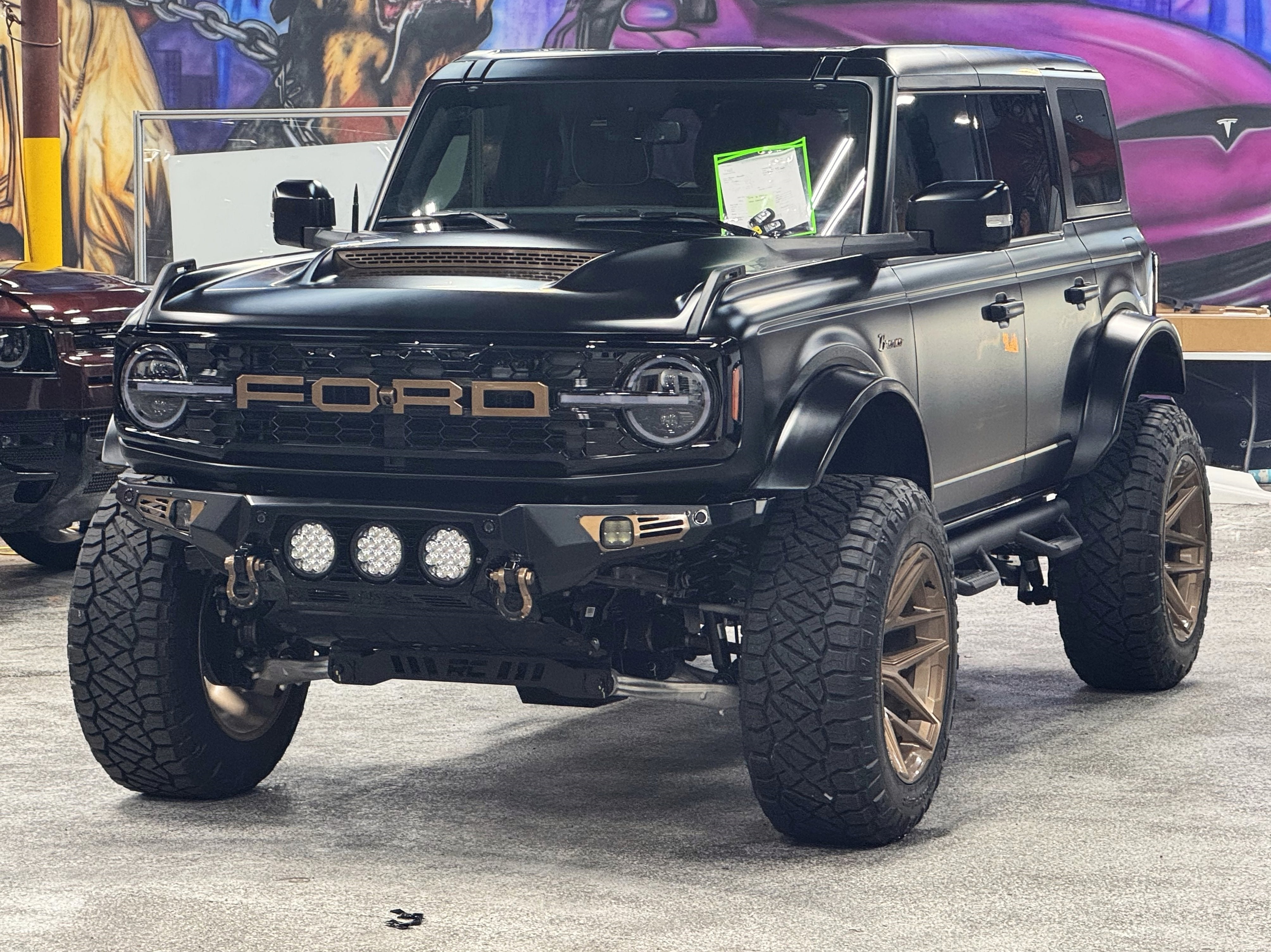 2025 Ford Bronco Outer Banks V6 Luxury Package Hard Top Custom Lifted Matte Black