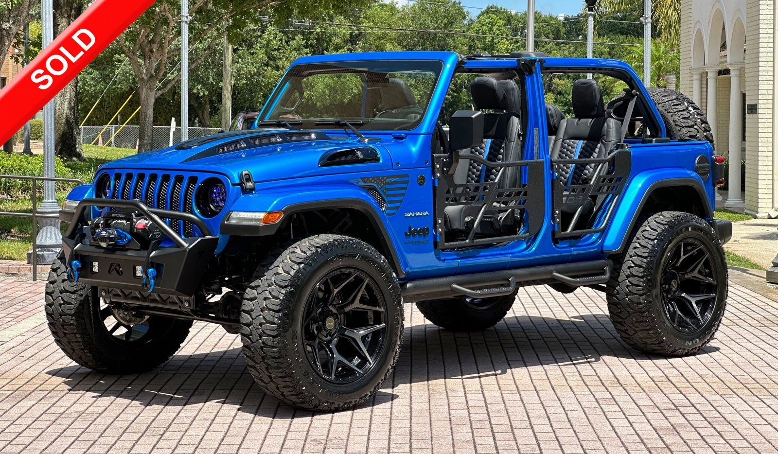 2022 Jeep Wrangler Unlimited Sahara Hard Top 4x4 Custom Lifted