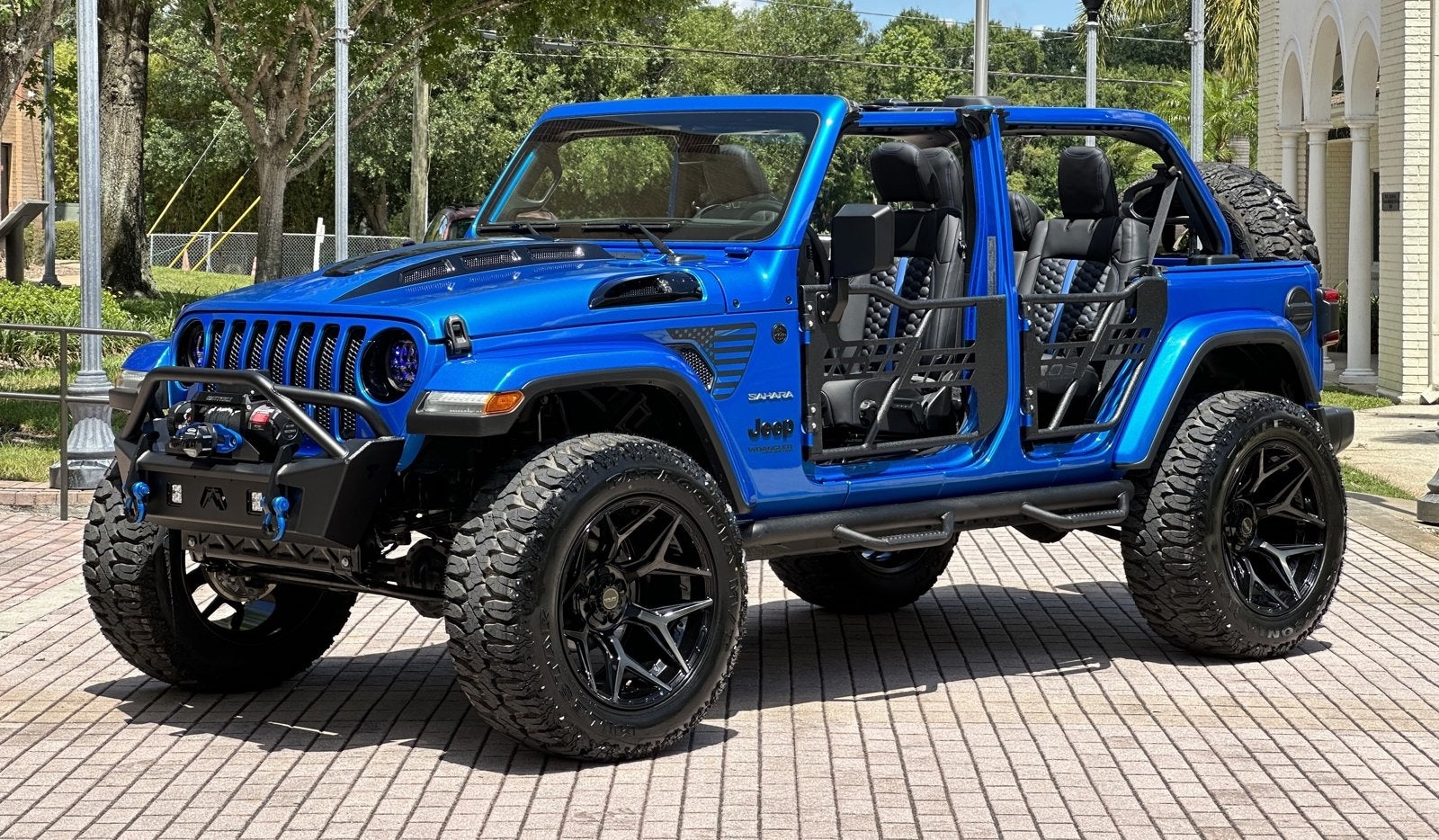 2022 Jeep Wrangler Unlimited Sahara Hard Top 4x4 Custom Lifted