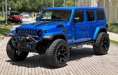 2022 Jeep Wrangler Unlimited Sahara Hard Top 4x4 Custom Lifted