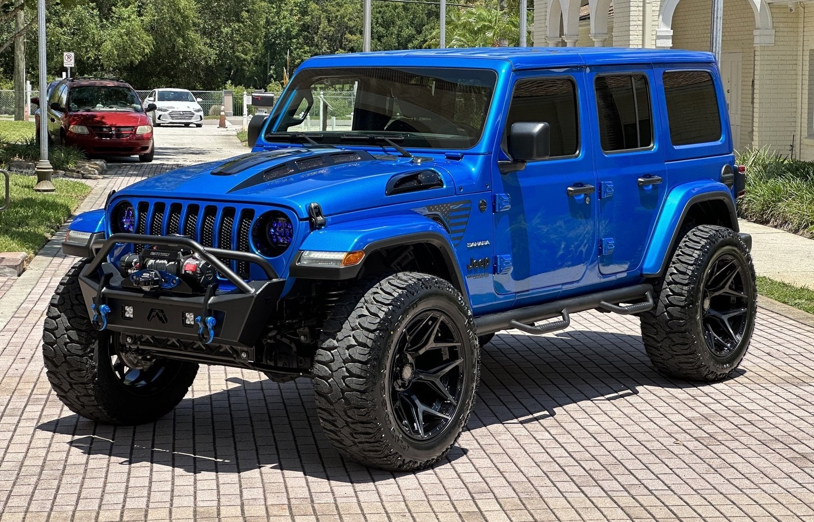 2022 Jeep Wrangler Unlimited Sahara Hard Top 4x4 Custom Lifted