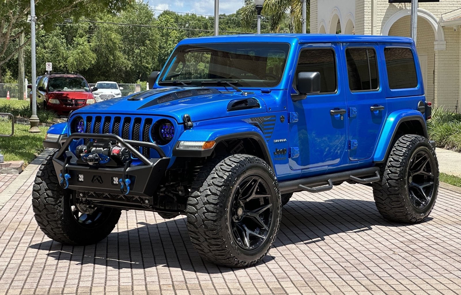 2022 Jeep Wrangler Unlimited Sahara Hard Top 4x4 Custom Lifted