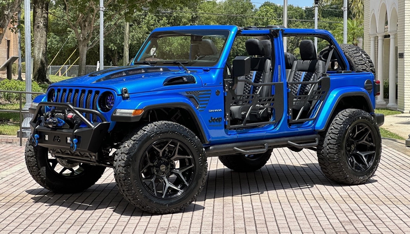 2022 Jeep Wrangler Unlimited Sahara Hard Top 4x4 Custom Lifted