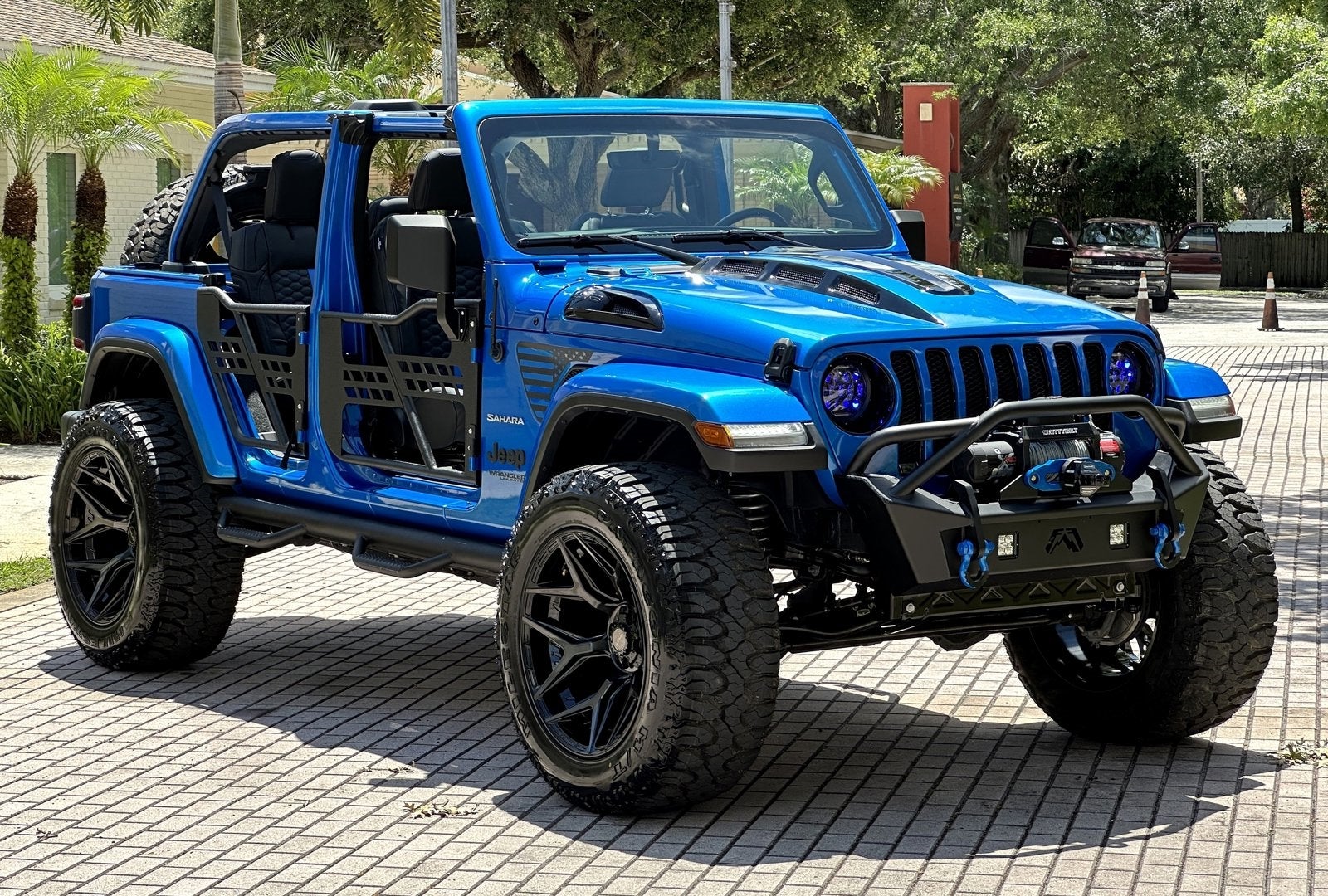 2022 Jeep Wrangler Unlimited Sahara Hard Top 4x4 Custom Lifted