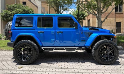 2022 Jeep Wrangler Unlimited Sahara Hard Top 4x4 Custom Lifted