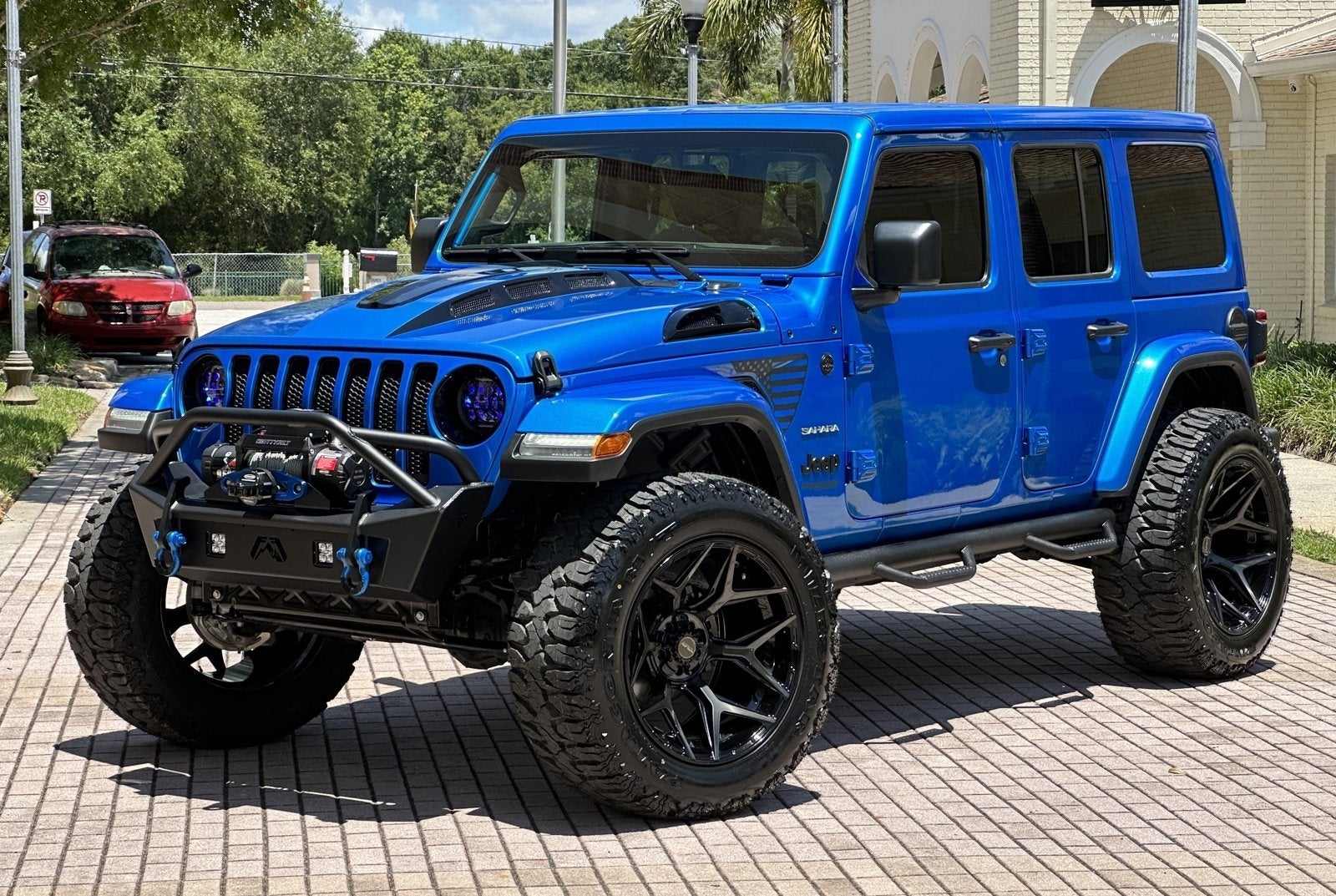 2022 Jeep Wrangler Unlimited Sahara Hard Top 4x4 Custom Lifted