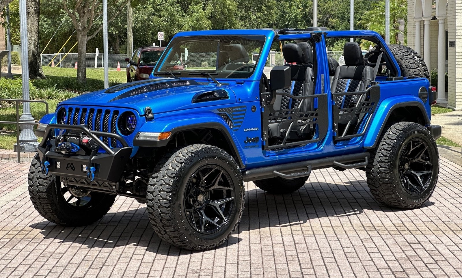 2022 Jeep Wrangler Unlimited Sahara Hard Top 4x4 Custom Lifted