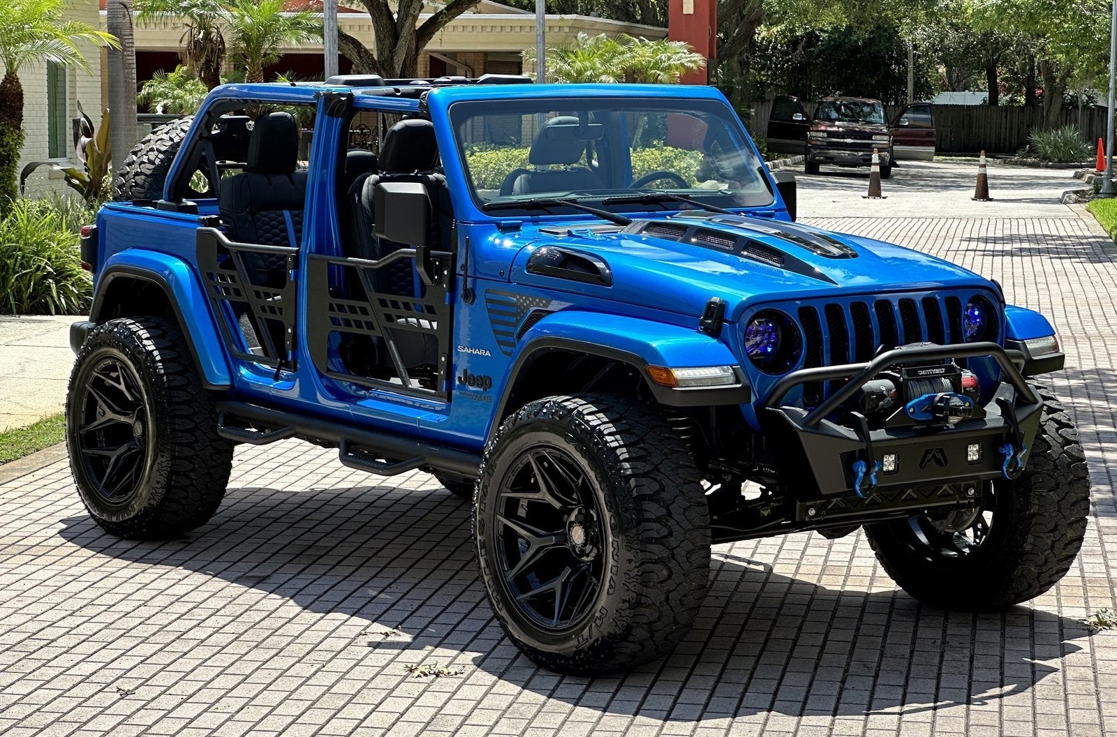 2022 Jeep Wrangler Unlimited Sahara Hard Top 4x4 Custom Lifted