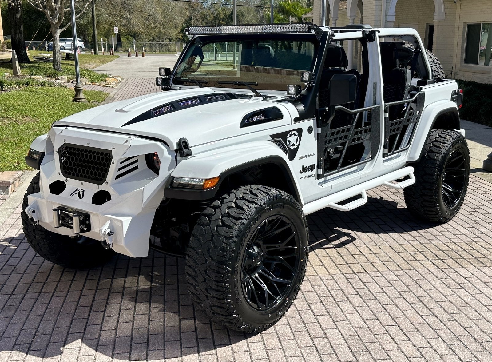 2021 Jeep Wrangler Unlimited Sahara Hard Top 4x4 Custom Lifted