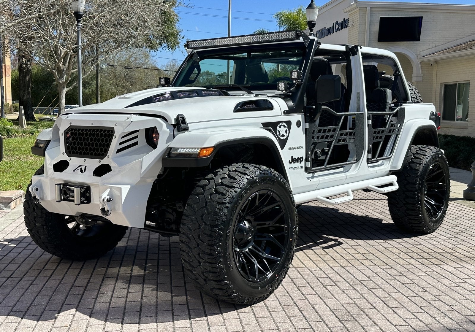 2021 Jeep Wrangler Unlimited Sahara Hard Top 4x4 Custom Lifted