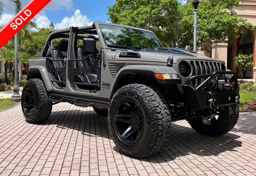 2021 Jeep Wrangler Unlimited Sahara Hard Top 4x4 Custom Lifted