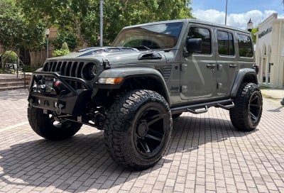 2021 Jeep Wrangler Unlimited Sahara Hard Top 4x4 Custom Lifted