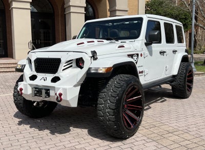 2020 Jeep Wrangler Unlimited Sahara Sky Top 4x4 Custom Lifted