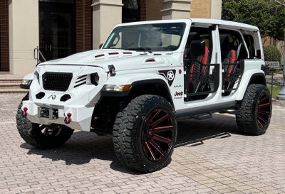 2020 Jeep Wrangler Unlimited Sahara Sky Top 4x4 Custom Lifted