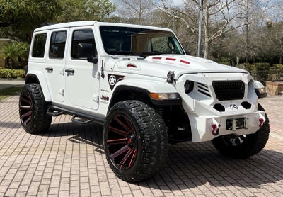 2020 Jeep Wrangler Unlimited Sahara Sky Top 4x4 Custom Lifted