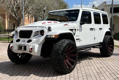 2020 Jeep Wrangler Unlimited Sahara Sky Top 4x4 Custom Lifted