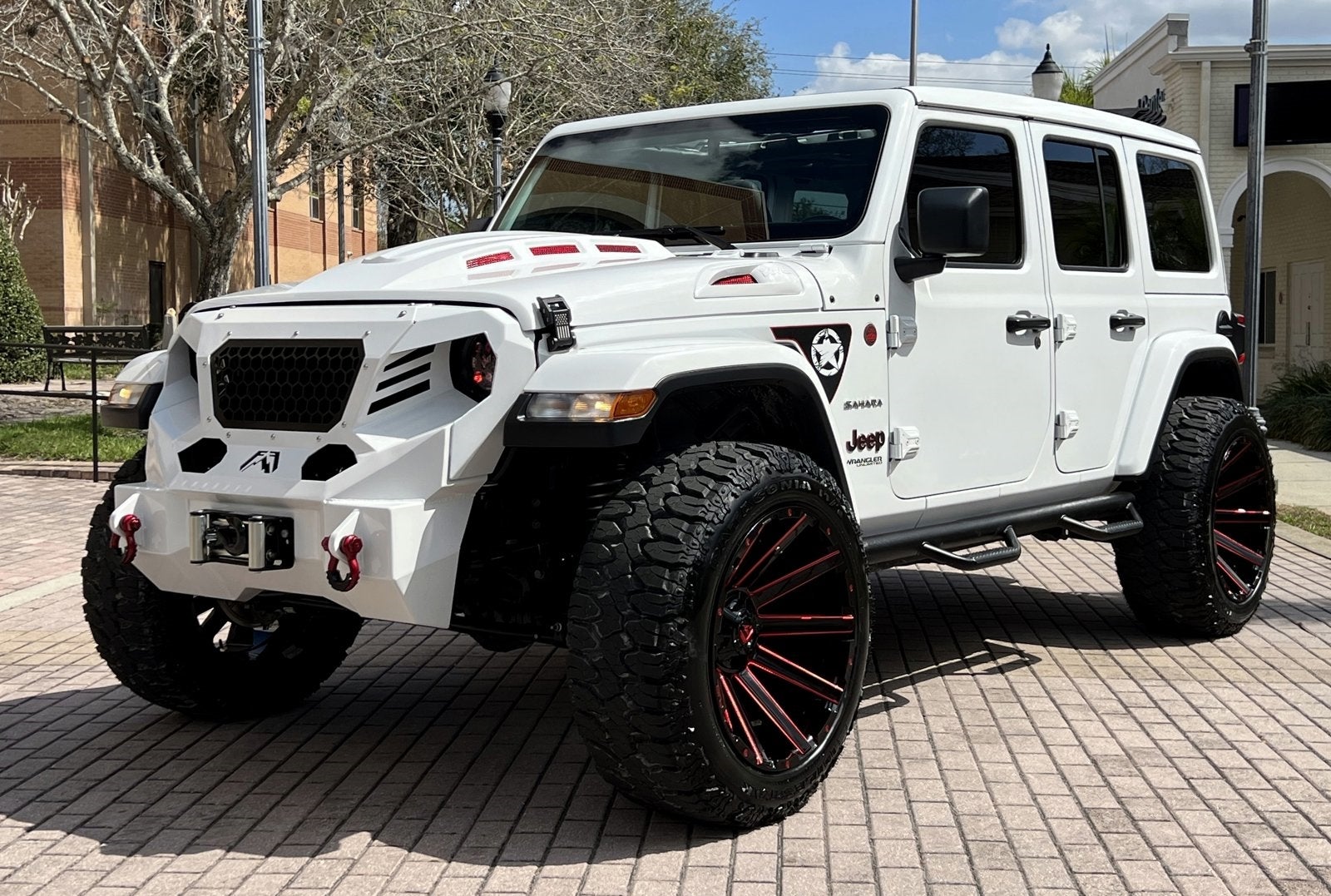 2020 Jeep Wrangler Unlimited Sahara Sky Top 4x4 Custom Lifted