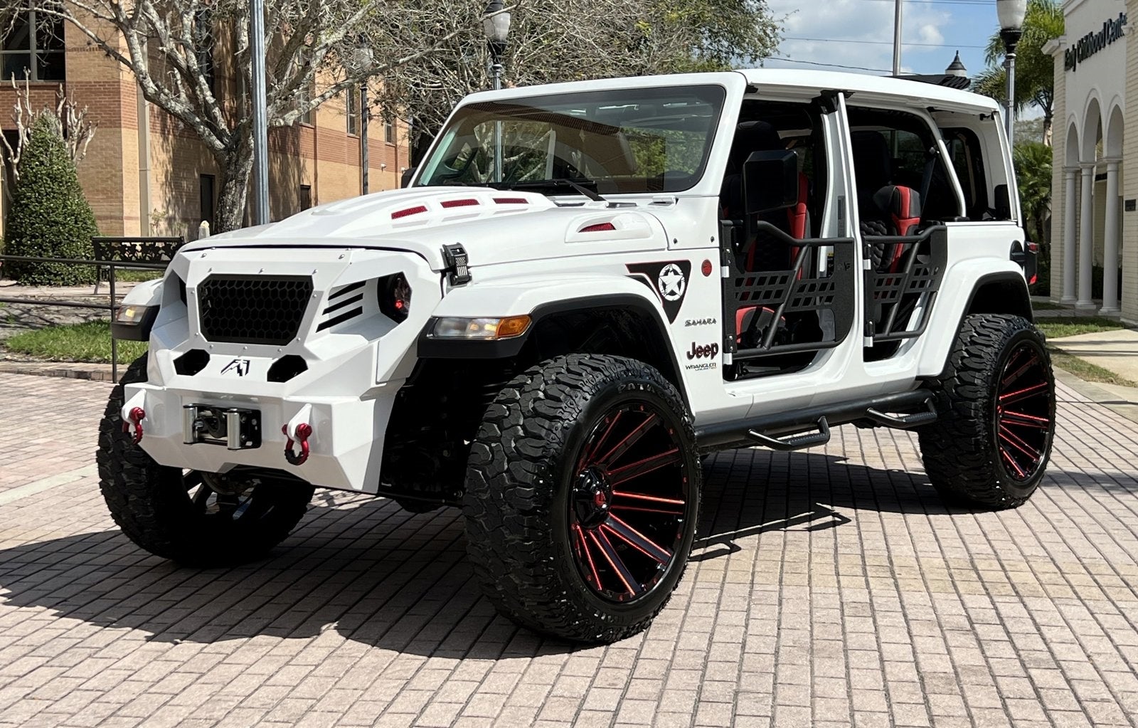 2020 Jeep Wrangler Unlimited Sahara Sky Top 4x4 Custom Lifted