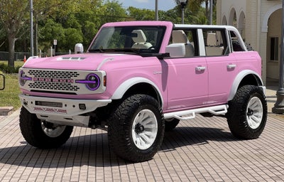 2024 Ford Bronco Pink Hard Top Custom Lifted