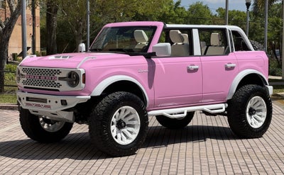 2024 Ford Bronco Pink Hard Top Custom Lifted