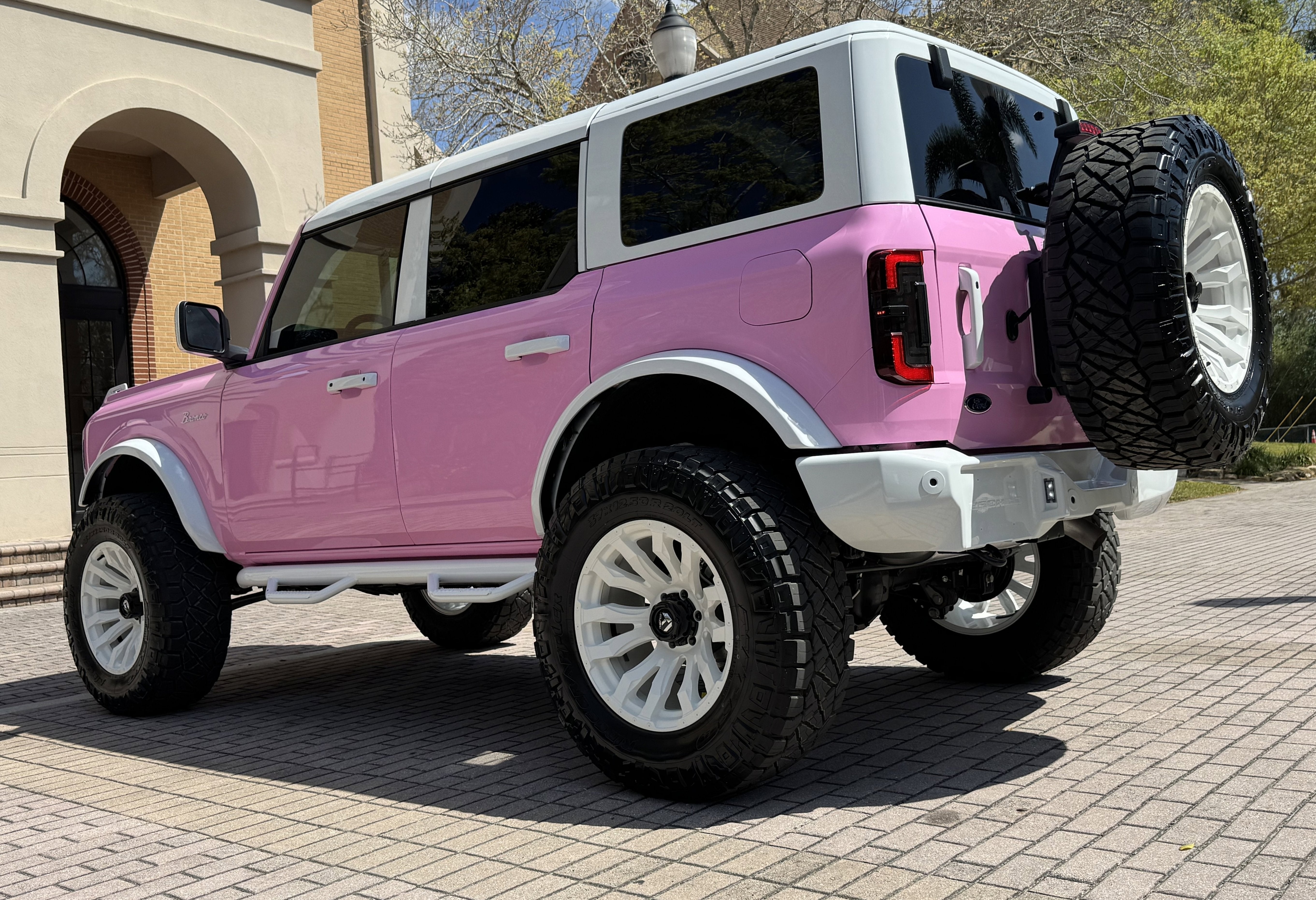 2024 Ford Bronco Pink Hard Top Custom Lifted