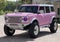2024 Ford Bronco Pink Hard Top Custom Lifted