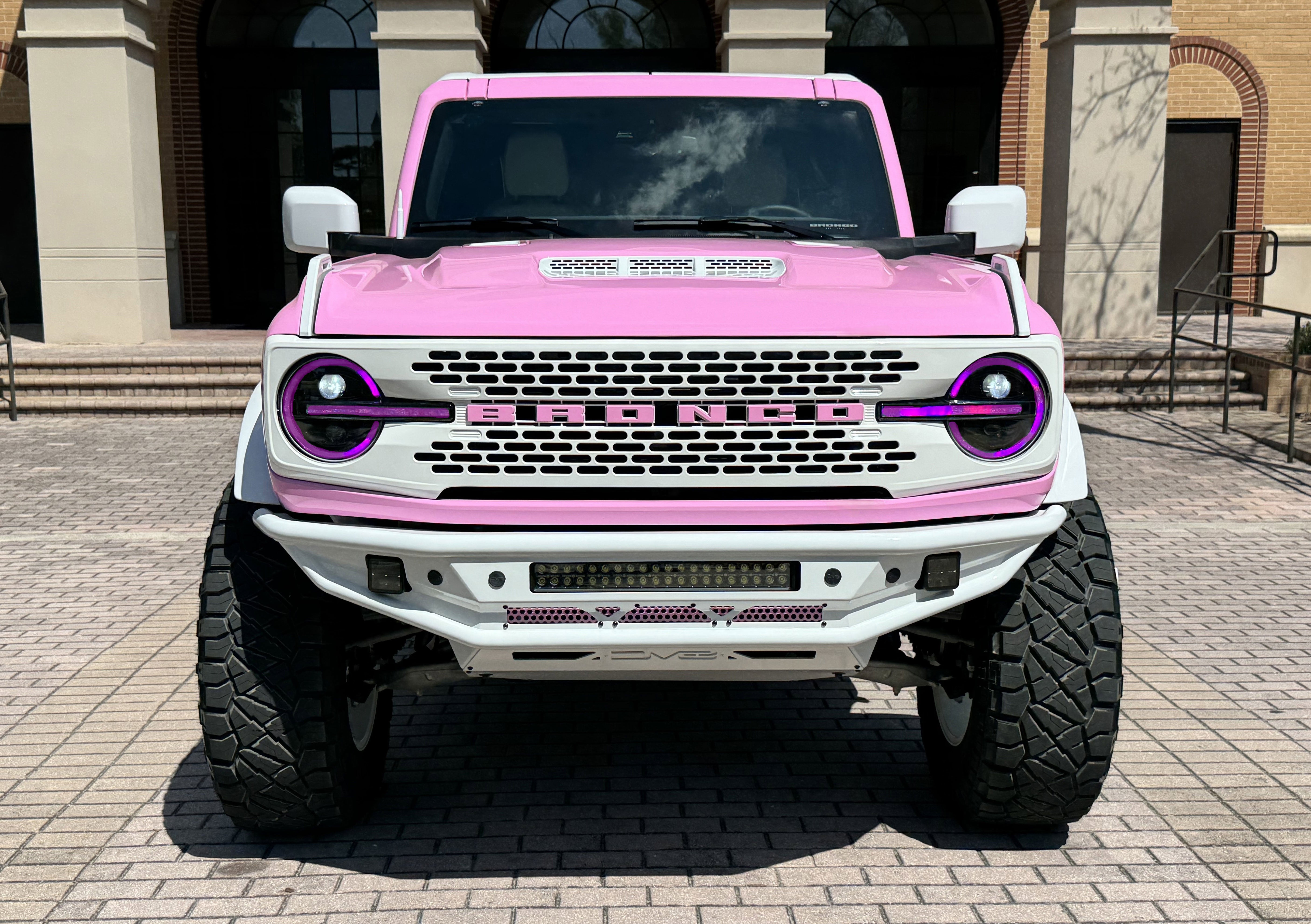 2024 Ford Bronco Pink Hard Top Custom Lifted