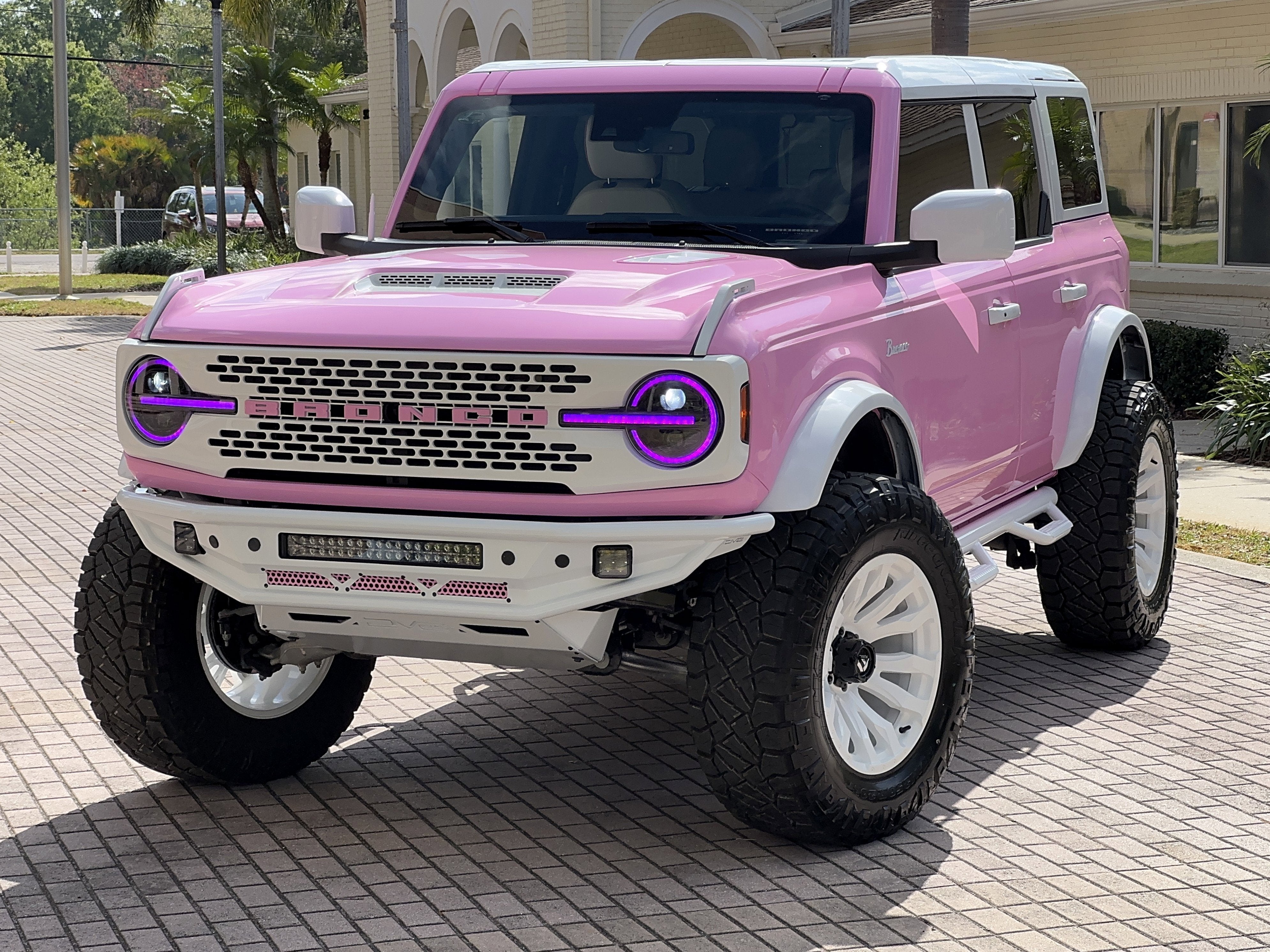 2024 Ford Bronco Pink Hard Top Custom Lifted