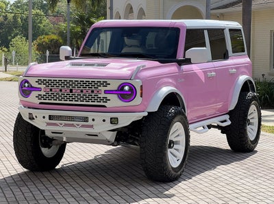 2024 Ford Bronco Pink Hard Top Custom Lifted