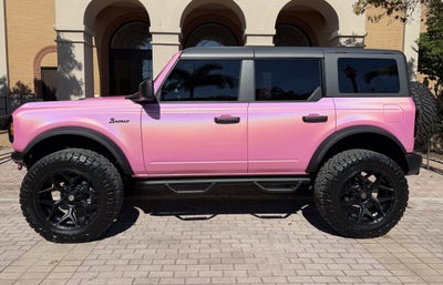 2025 Ford Bronco Pink Custom Lifted Hard Top Big Bend