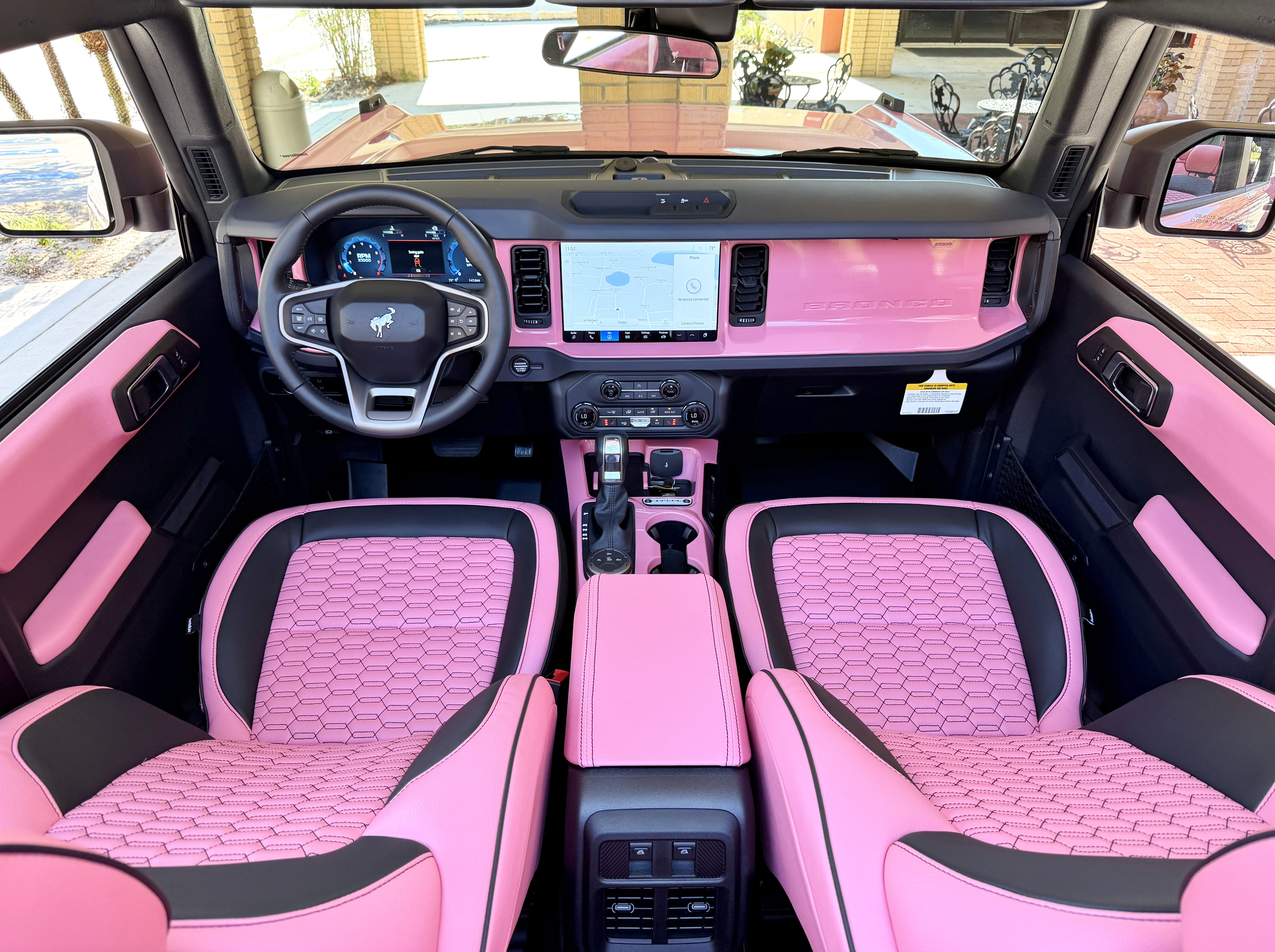 2025 Ford Bronco Pink Custom Lifted Hard Top Big Bend