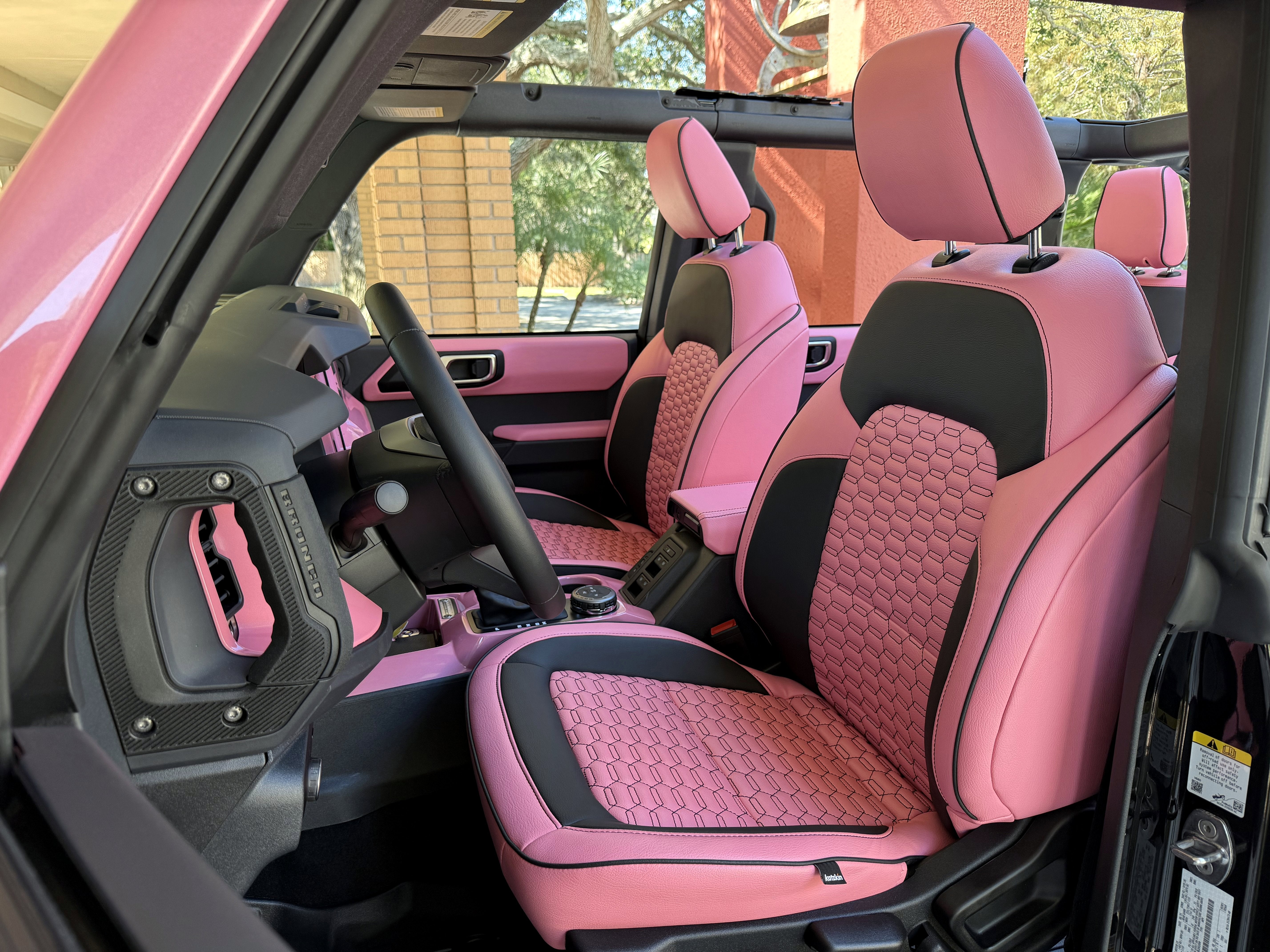 2025 Ford Bronco Pink Custom Lifted Hard Top Big Bend