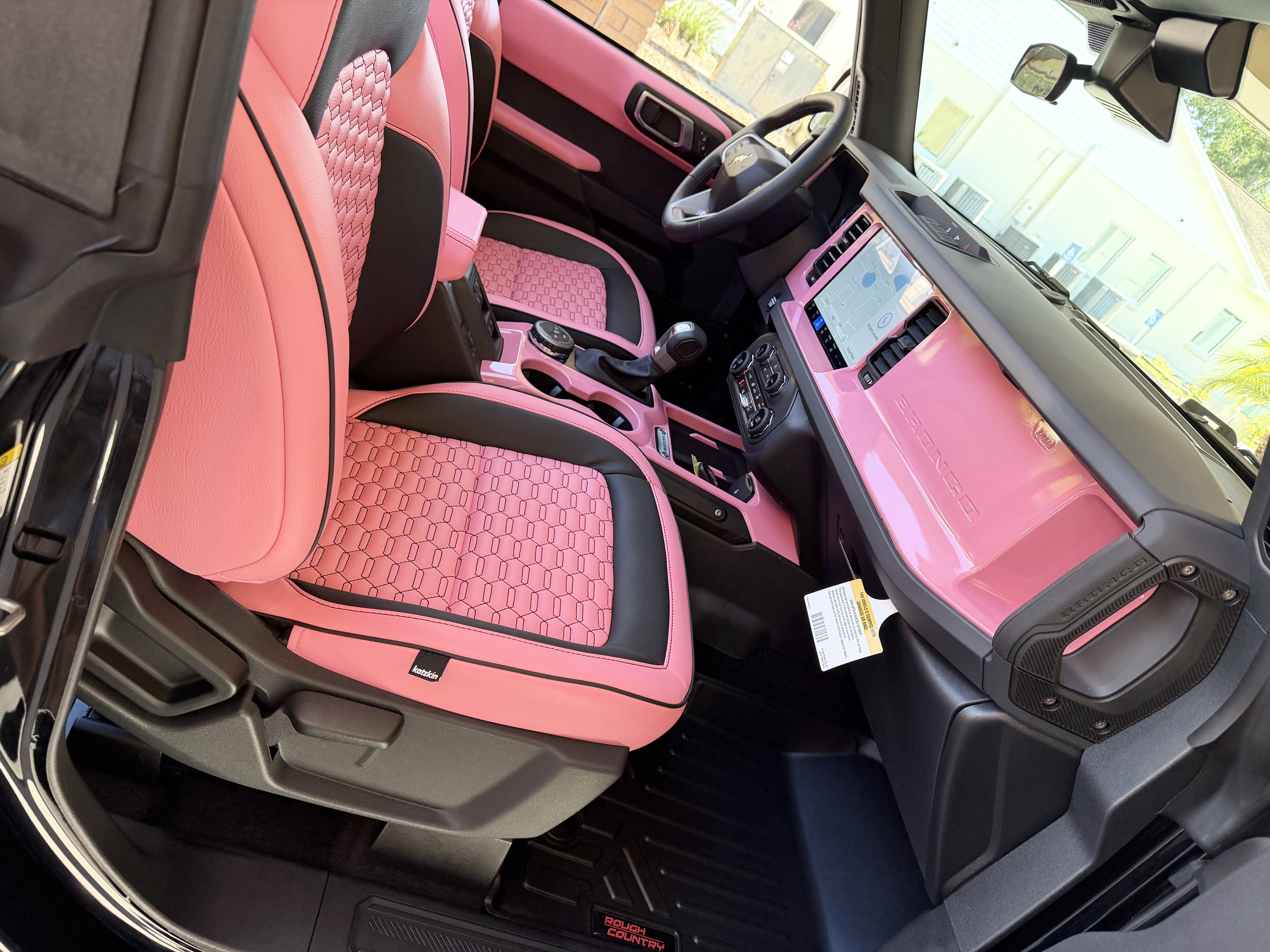 2025 Ford Bronco Pink Custom Lifted Hard Top Big Bend