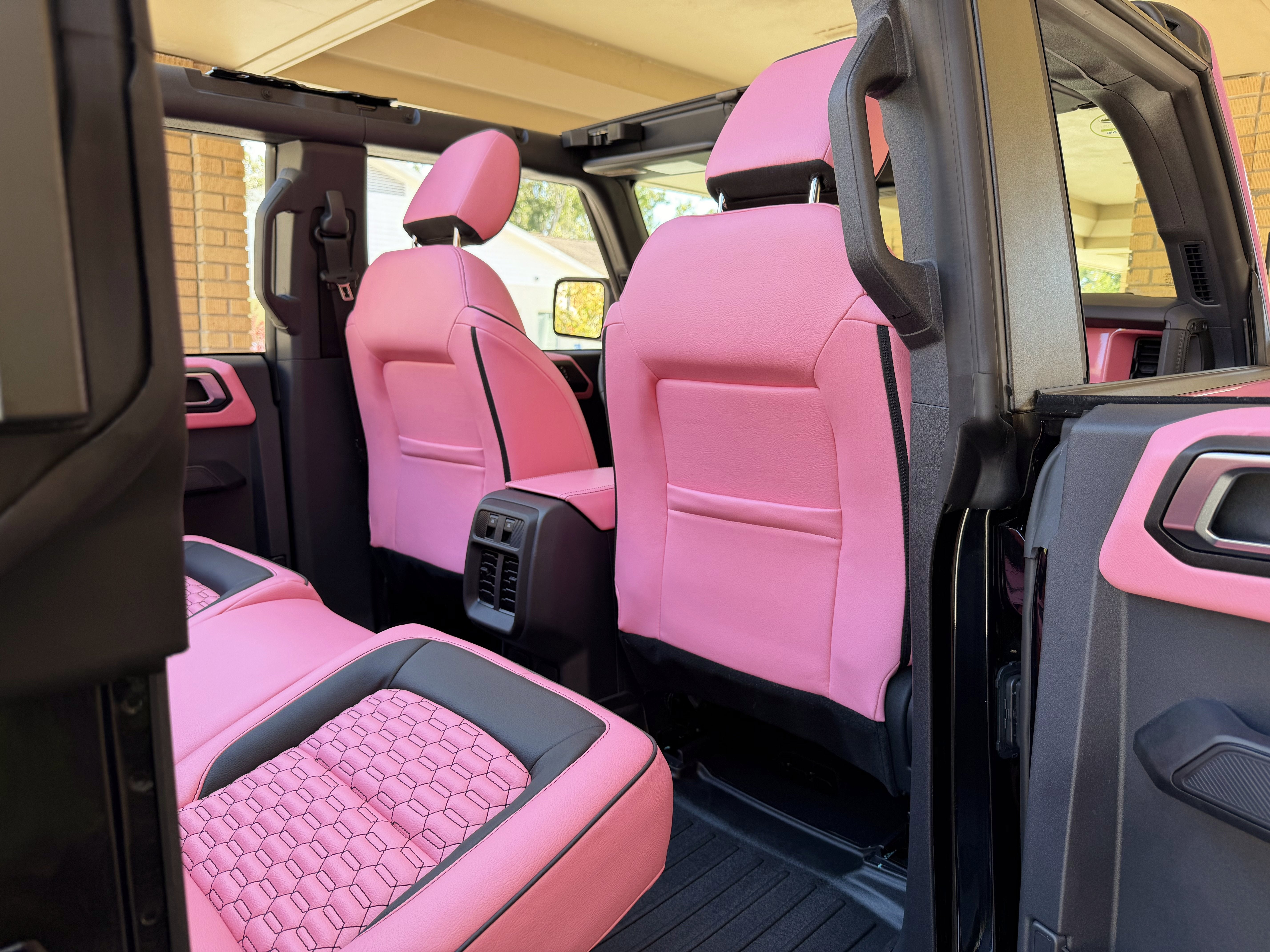 2025 Ford Bronco Pink Custom Lifted Hard Top Big Bend