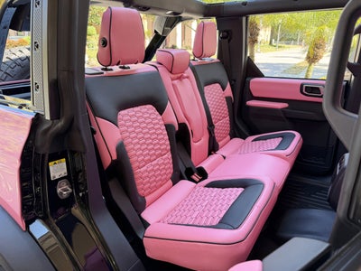 2025 Ford Bronco Pink Custom Lifted Hard Top Big Bend