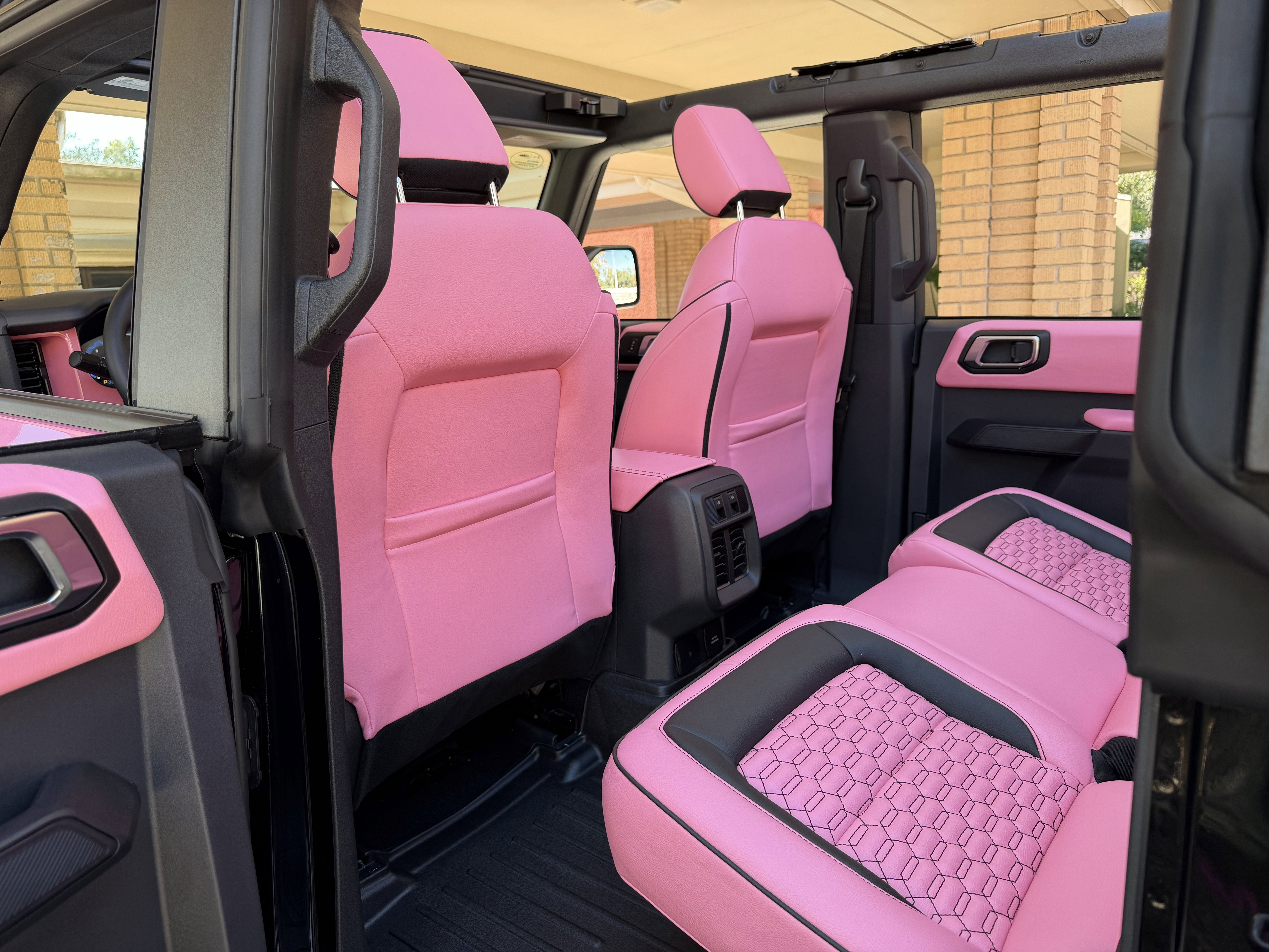 2025 Ford Bronco Pink Custom Lifted Hard Top Big Bend