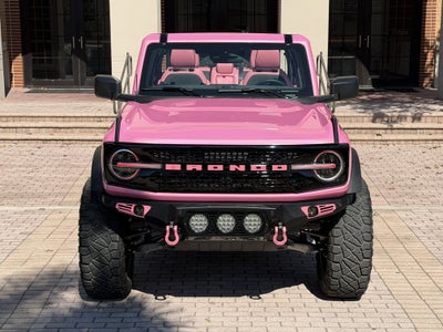 2025 Ford Bronco Pink Custom Lifted Hard Top Big Bend