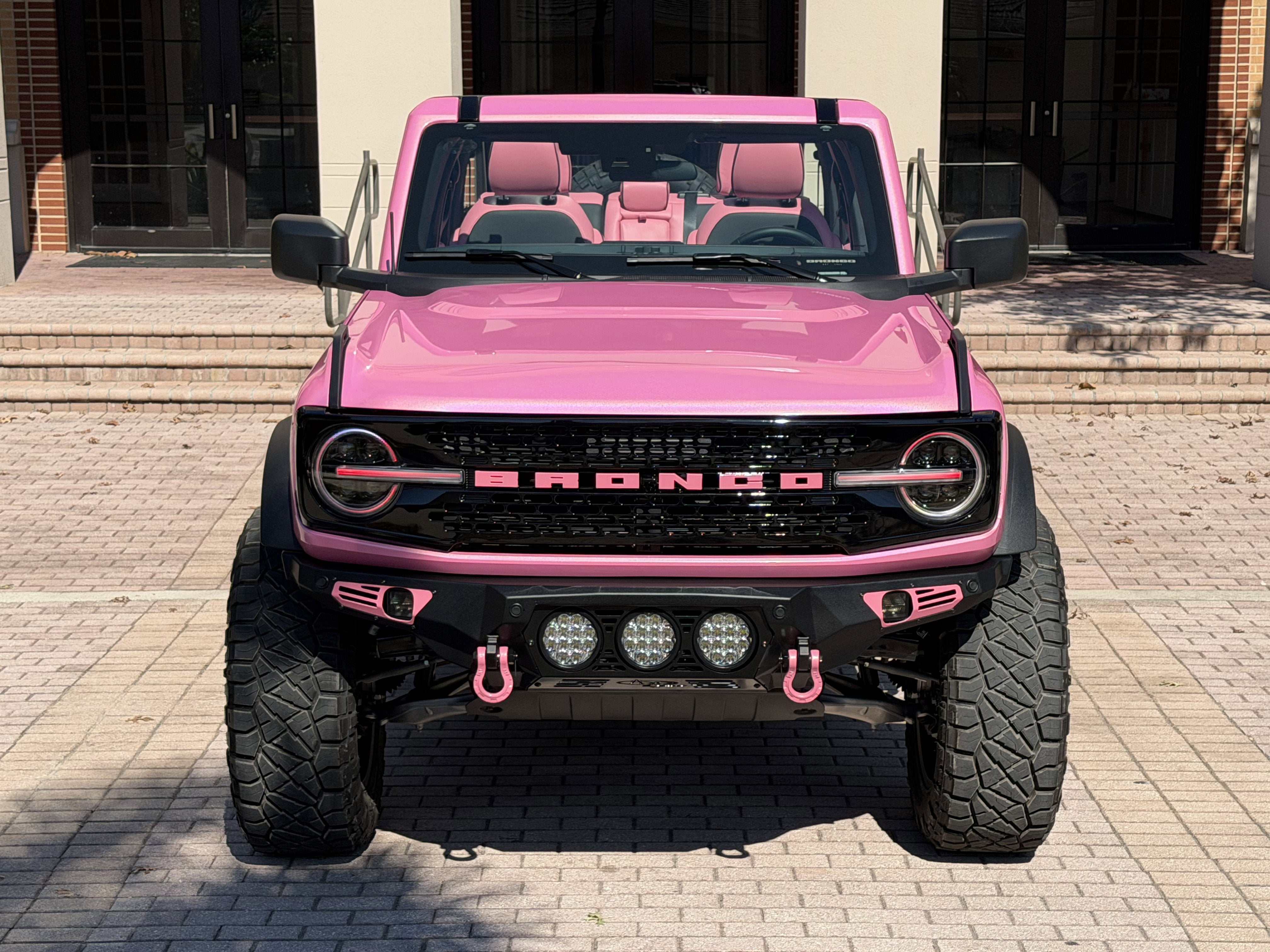 2025 Ford Bronco Pink Custom Lifted Hard Top Big Bend