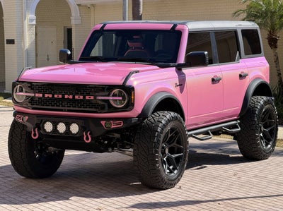2025 Ford Bronco Pink Custom Lifted Hard Top Big Bend