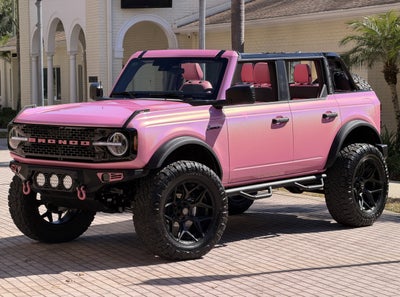 2025 Ford Bronco Pink Custom Lifted Hard Top Big Bend