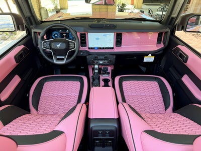 2025 Ford Bronco Pink Custom Lifted Hard Top Big Bend