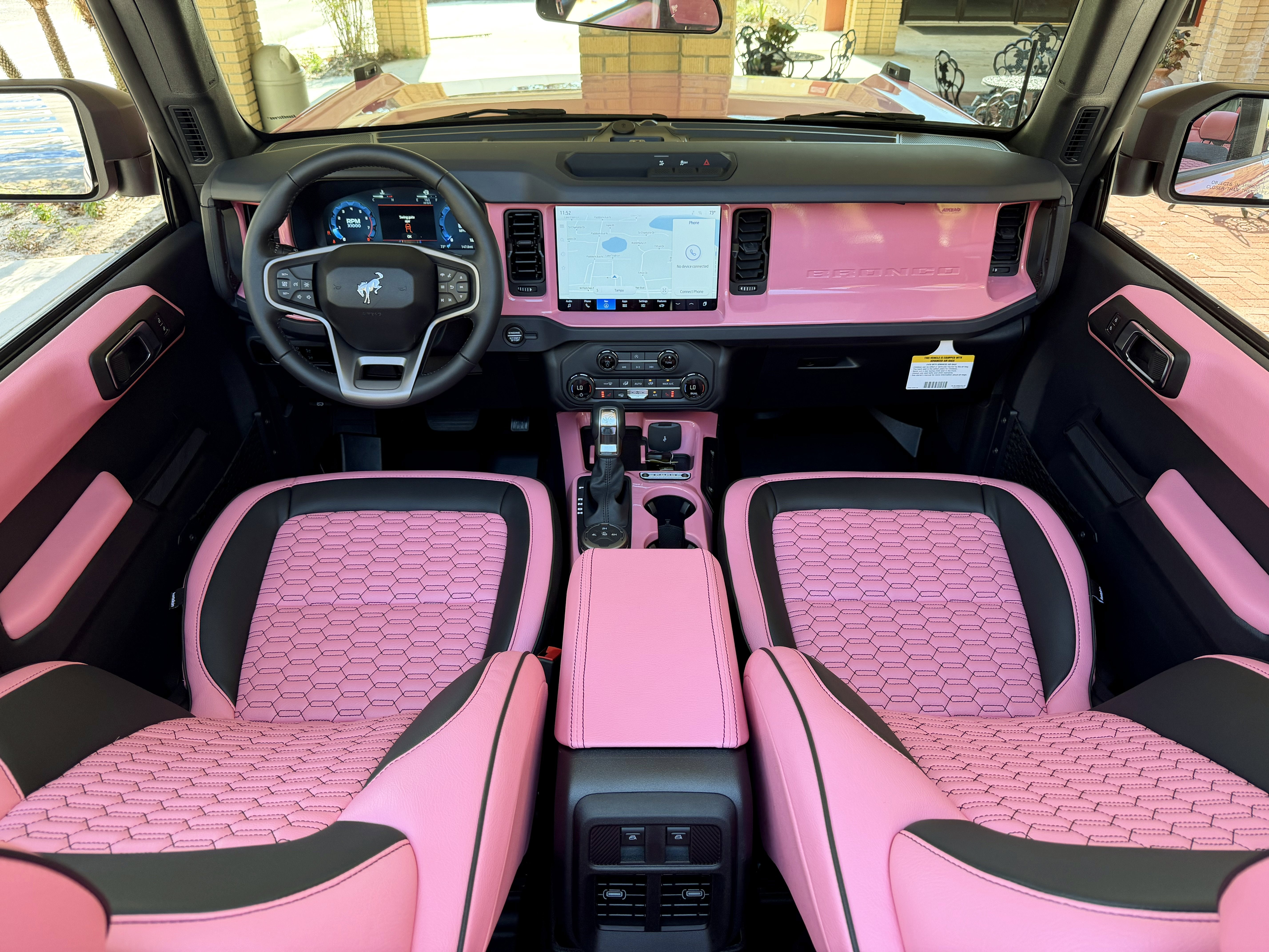 2025 Ford Bronco Pink Custom Lifted Hard Top Big Bend