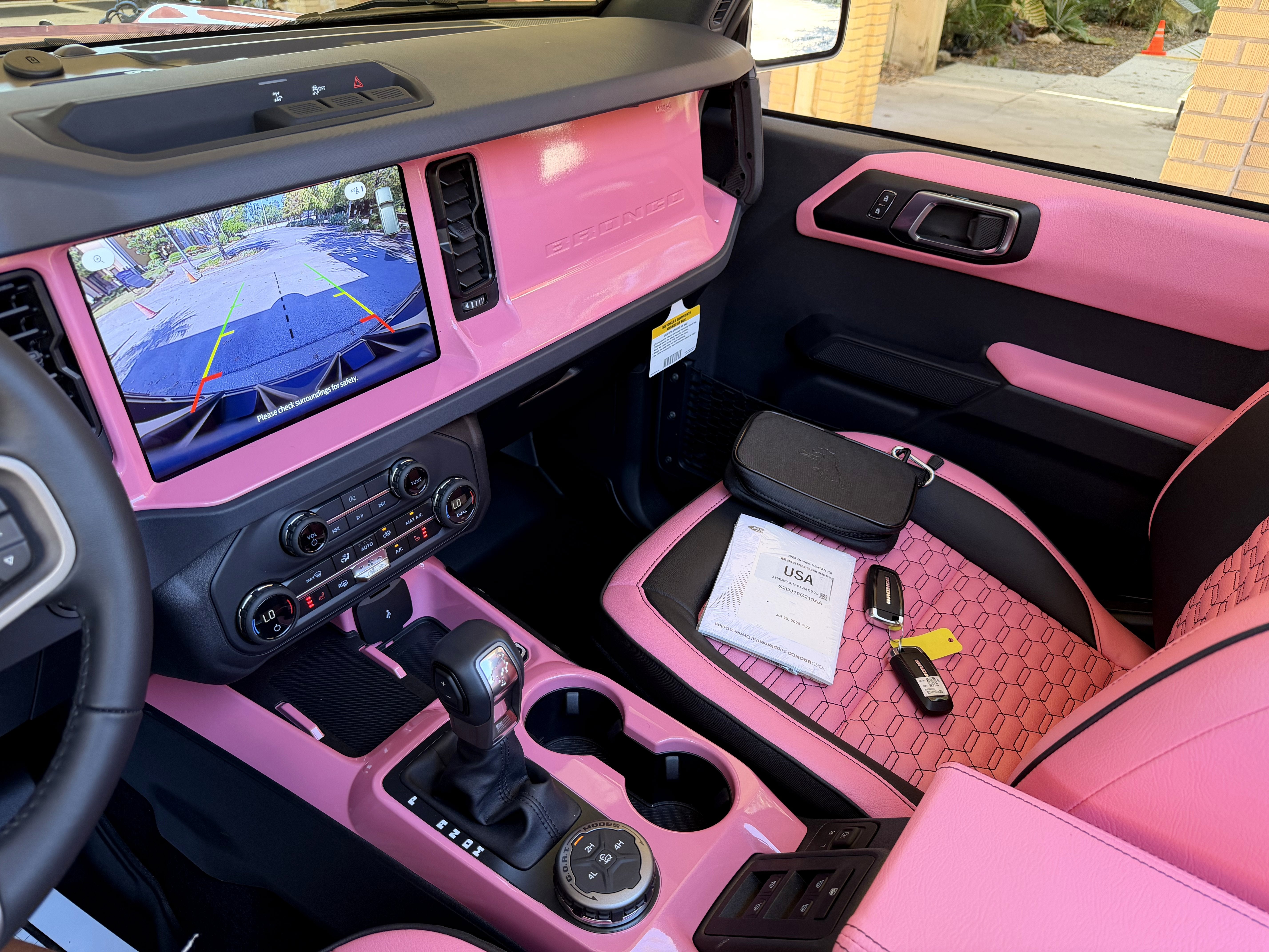 2025 Ford Bronco Pink Custom Lifted Hard Top Big Bend