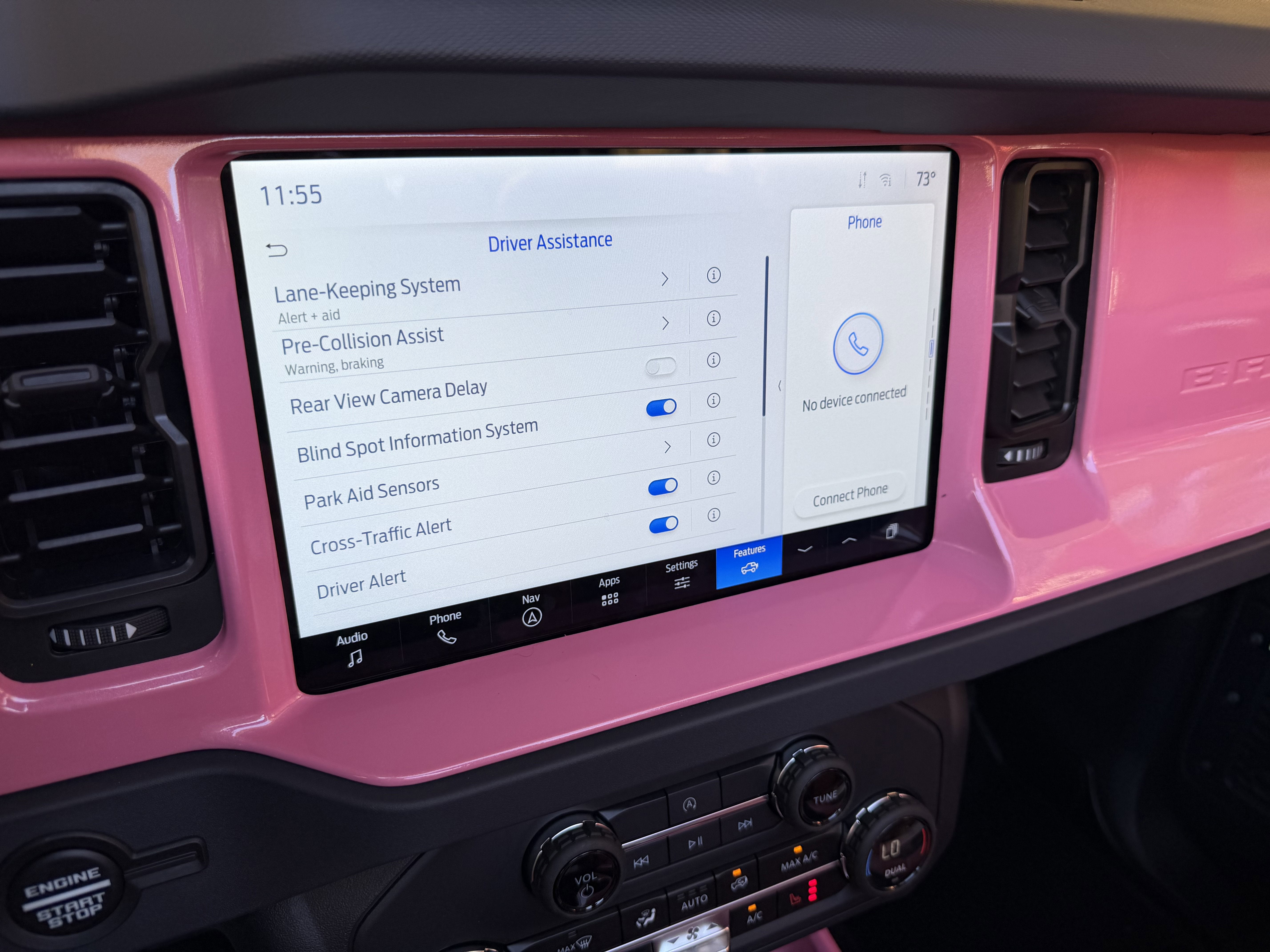 2025 Ford Bronco Pink Custom Lifted Hard Top Big Bend